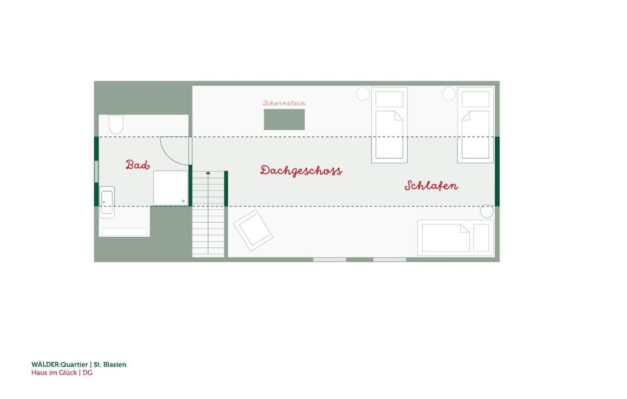 Waelder: Quartier Haus Im Glueck St. Blasien Exterior foto
